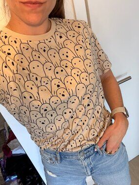 Ghost Patterned Tshirt